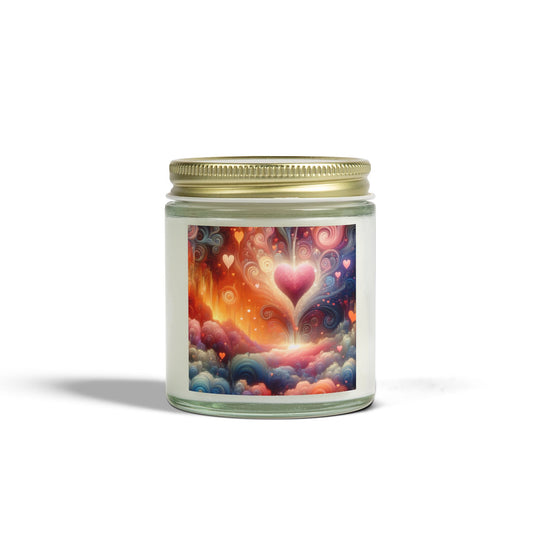 Twin Stars Love Candle