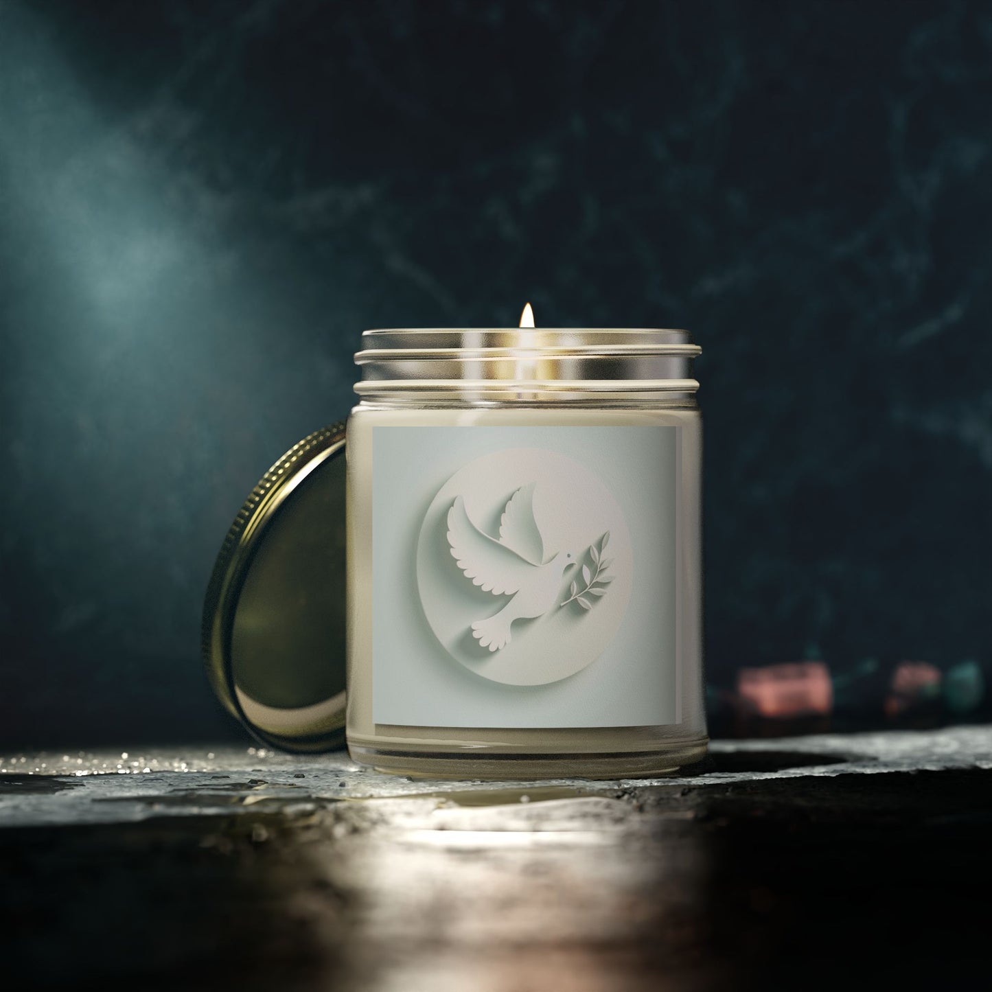 Twin Stars Peace Candle