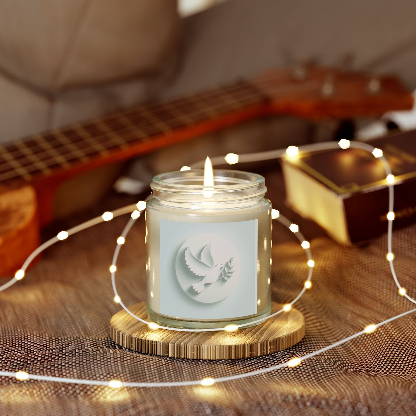 Twin Stars Peace Candle